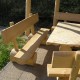 Zahradní stůl a lavice MK07