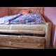 Dřevěná manželská postel, CP03